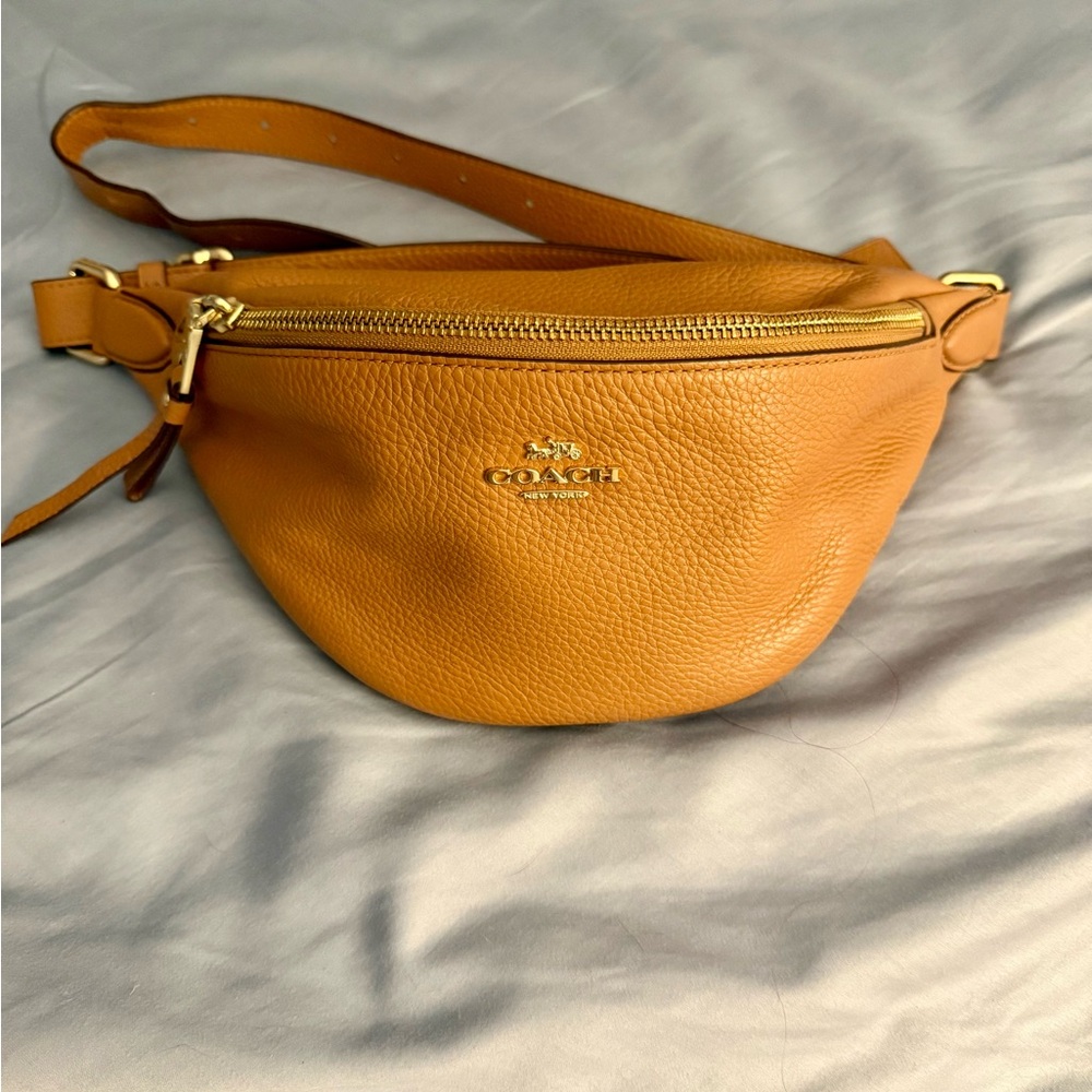 Coach Brown Leather Belt  Bag